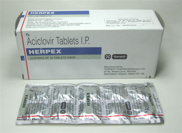 ゾビラックス ジェネリック(Herpex) 200mg