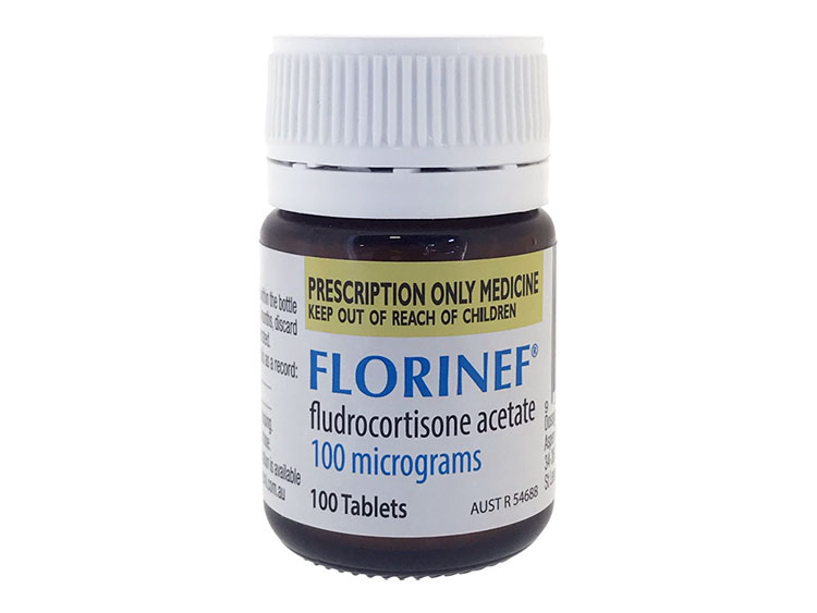 フロリネフ(Florinef)フルドロコルチゾン(Fludrocortisone)